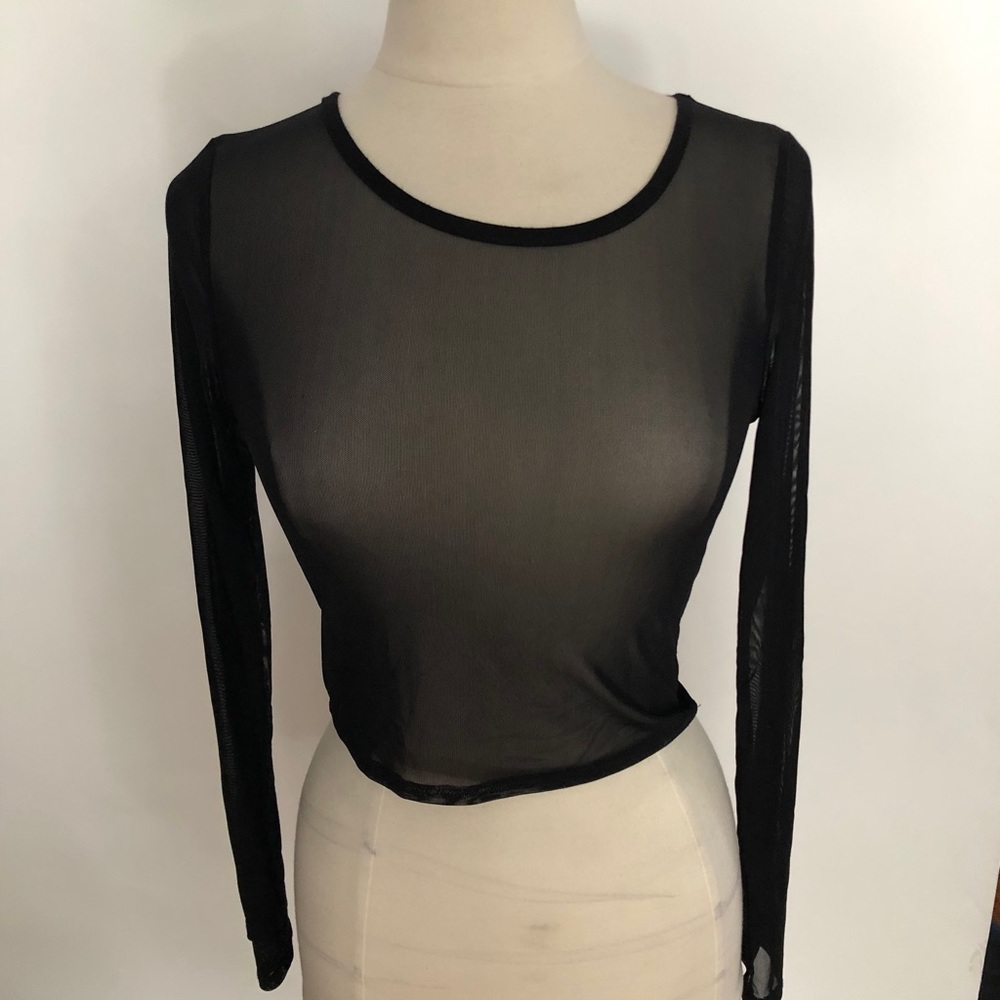 Mesh Long Sleeve lShirt